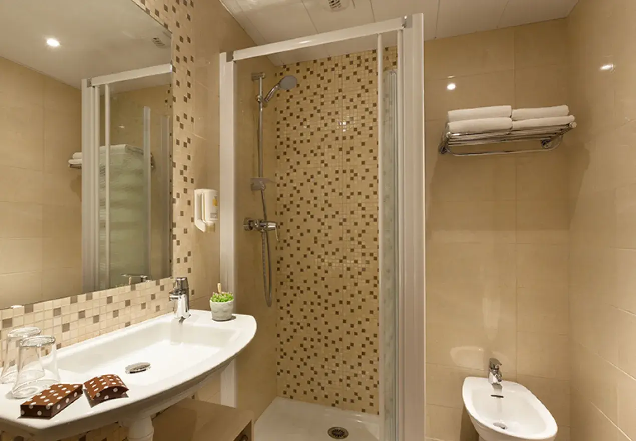  Hotel Roissy Lourdes 4 stars shower room