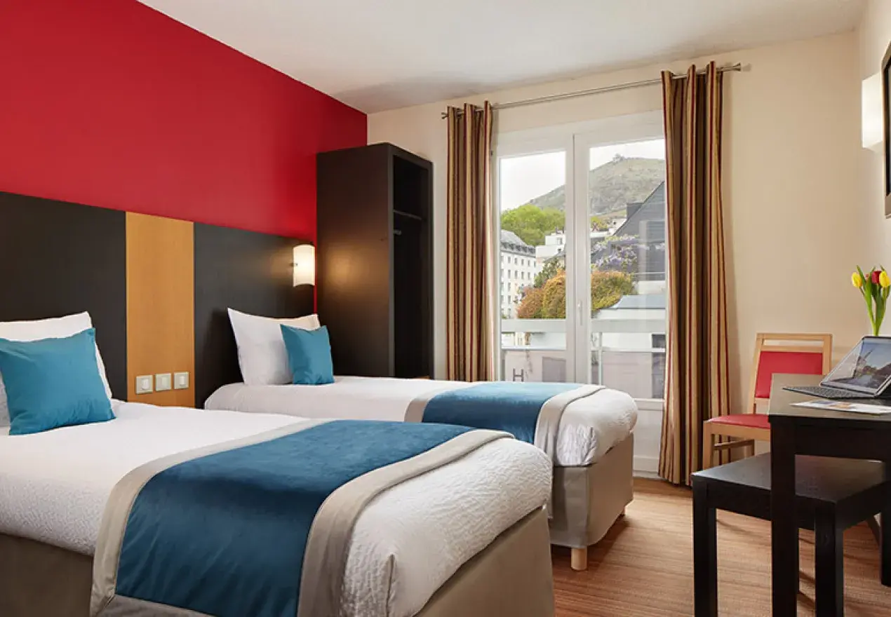  Hotel Roissy Lourdes Camera a due letti Comfort Hotel Lourdes vicino alla grotta 4 stelle